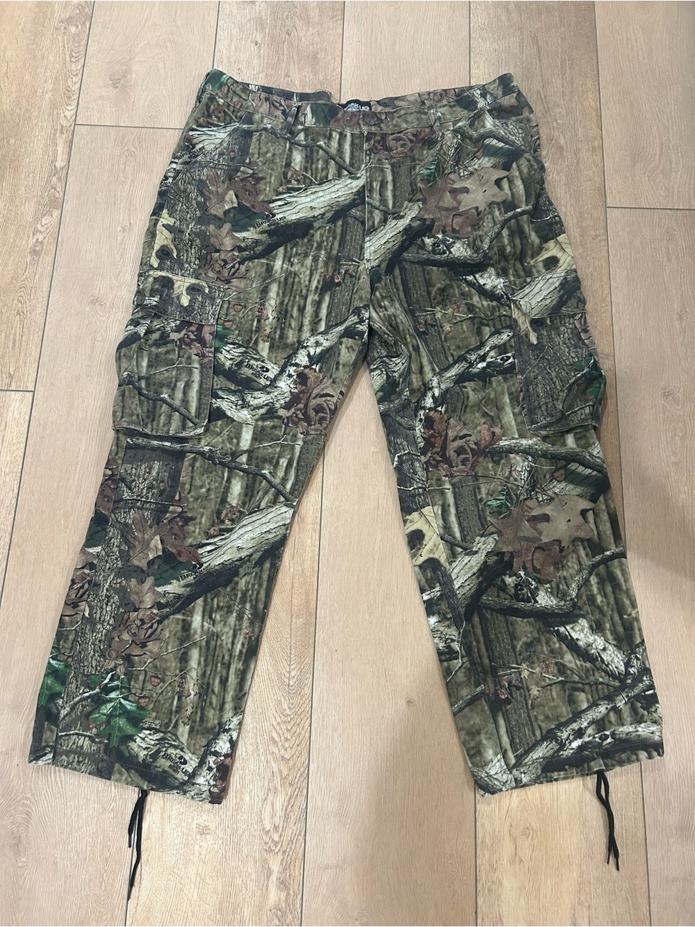 Mossy Oak BreakUp Infinity Camo Cargo Pants Mens 44-46 XXL Utility Outdoor 90s